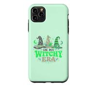 Carcasa para iPhone 11 Pro MAX in My Witchy Era Lucky Green Witch Hat Halloween Diseño