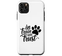 Carcasa para iPhone 11 Pro MAX In Train We Trust Dog Trainer Paw
