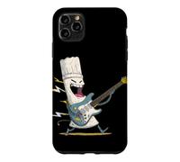 Carcasa para iPhone 11 Pro MAX Increíble Cocinero con Guitarra eléctrica para fanáticos de la Cocina y el Rock