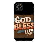 Carcasa para iPhone 11 Pro MAX Increíble Disfraz de Dios Nos Bendiga para los Amantes del Habla