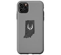 Carcasa para iPhone 11 Pro MAX Indiana IN Deer Hunting Shed Antlers Design