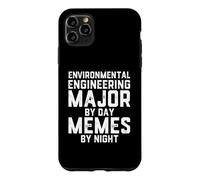 Carcasa para iPhone 11 Pro MAX Ingeniería Ambiental Día Mayor Memes Noche Ecológico