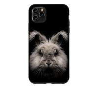 Carcasa para iPhone 11 Pro MAX Inglés Angora Conejo Cara Bosque Fauna Silvestre