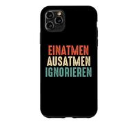 Carcasa para iPhone 11 Pro MAX Inhala Exhala Ignora el refrán Colorido y Divertido