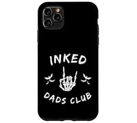 Carcasa para iPhone 11 Pro MAX Inked Dads Club Skeleton Hand Bats Graphic