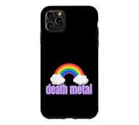 Carcasa para iPhone 11 Pro MAX Ironic Death Metal Rainbow Diciendo Sarcástico