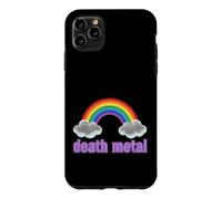 Carcasa para iPhone 11 Pro MAX Ironic Death Metal Rainbow Diciendo Sarcástico