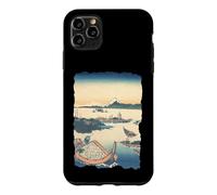 Carcasa para iPhone 11 Pro MAX Isla Tsukuda en Musashi Hokusai Vintage Retro Arte Japonés