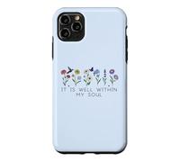 Carcasa para iPhone 11 Pro MAX It Is Well with My Soul Women Christian Themed Bible Verse