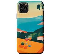 Carcasa para iPhone 11 Pro MAX Italian Village Cocktail by The Sea Amalfi Summer Art