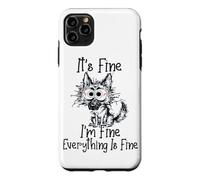 Carcasa para iPhone 11 Pro MAX It's Fine Im Fine Everything Fine Funny German Shepherd Dog0