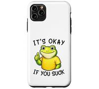 Carcasa para iPhone 11 Pro MAX It's Okay If You Suck Funny Silly Frog Meme Sarcastic Humor
