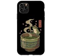 Carcasa para iPhone 11 Pro MAX Japanese Frog Matcha Tea Time Té Verde Ukiyo-e Cottagecore