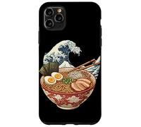 Carcasa para iPhone 11 Pro MAX Japonés Ramen Bowl Ocean Kanagawa Wave Anime Food Noodle