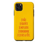 Carcasa para iPhone 11 Pro MAX Je râle je rouspète je me Plains je ronchonne fais la tête
