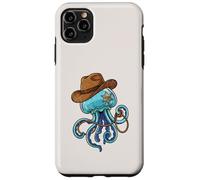 Carcasa para iPhone 11 Pro MAX Jellyfish Western Sheriff Cowboy Funny Ocean Animal