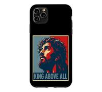 Carcasa para iPhone 11 Pro MAX Jesucristo Rey sobre Toda Fe Cristiana