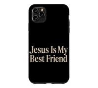 Carcasa para iPhone 11 Pro MAX Jesús es mi Mejor Amigo Fe Cristiana Adoración Religiosa