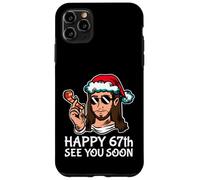 Carcasa para iPhone 11 Pro MAX Jesús Feliz 67th B-Day Te Veo Pronto Divertido Partido sarcástico