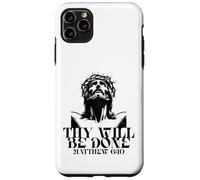 Carcasa para iPhone 11 Pro MAX Jesús Tu Voluntad Hágase Verso de la Biblia Católica Mateo 6 10