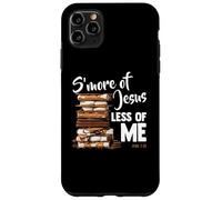 Carcasa para iPhone 11 Pro MAX Juan 3:30 S'More Jesus Less of Me Christian Camping Camper