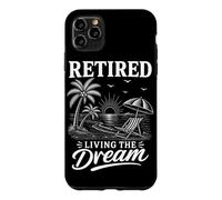 Carcasa para iPhone 11 Pro MAX Jubilado Vivir El sueño Beach Vacaciones Jubilación