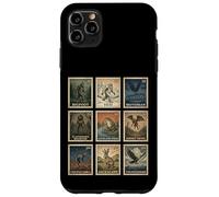 Carcasa para iPhone 11 Pro MAX Juego de Sellos Cryptid Bigfoot Yeti Mothman Legendary Creatures