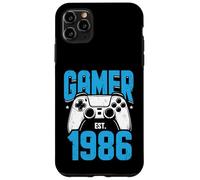 Carcasa para iPhone 11 Pro MAX Jugador Estimado 1986 40 Cumpleaños Video Gaming Hombre Mujer