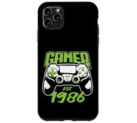 Carcasa para iPhone 11 Pro MAX Jugador Estimado 1986 40 Cumpleaños Video Gaming Hombre Mujer