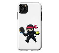 Carcasa para iPhone 11 Pro MAX Jugador Ninja Pickleball con Diadema Competencia seria