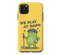 Carcasa para iPhone 11 Pro MAX Jugamos En Dibujos Animados De Golfista Rana A
