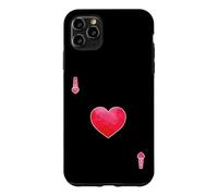 Carcasa para iPhone 11 Pro MAX Jugando a Las Cartas Ace of Hearts Skat Poker