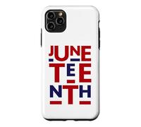 Carcasa para iPhone 11 Pro MAX Juneteenth Is My Independence Day 1865 4 de Julio 4 Bandera de Estados Unidos