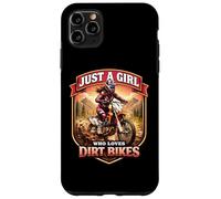 Carcasa para iPhone 11 Pro MAX Just A Girl Who Loves Dirt Bikes Rider Motocross Motorbike