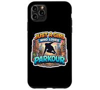 Carcasa para iPhone 11 Pro MAX Just A Girl Who Loves Parkour Lover Womens Teens Athlete