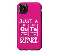 Carcasa para iPhone 11 Pro MAX Just a Girl Who Loves Science Cute Girls Science Teacher