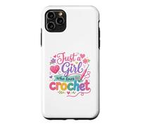 Carcasa para iPhone 11 Pro MAX Just a Girl Who Loves to Crochet Funny Cute Crochet
