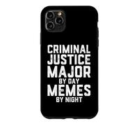 Carcasa para iPhone 11 Pro MAX Justicia Penal Mayor De Día Memes por La Noche De La Escuela De Derecho Broma