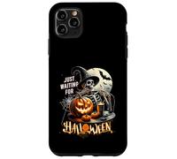 Carcasa para iPhone 11 Pro MAX JustWaiting For Halloween Esqueleto Bruja Calabaza Fantasma