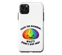 Carcasa para iPhone 11 Pro MAX Kawaii Rainbow Dumpling Squishy Raviolo Divertido Cutie
