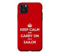 Carcasa para iPhone 11 Pro MAX Keep Calm and Carry On I'm a Sailor - Divertido