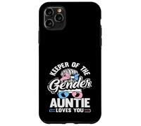 Carcasa para iPhone 11 Pro MAX Keeper of The Gender Auntie Loves You Messy Bun Gafas de Sol