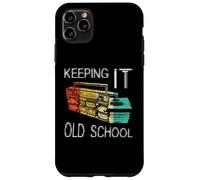 Carcasa para iPhone 11 Pro MAX Keeping It Old School - Retro Boombox 80s 90s Hip Hop Music
