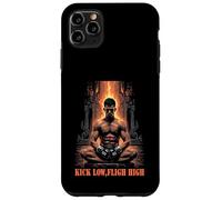 Carcasa para iPhone 11 Pro MAX Kick Low Flight High Muay Thai MMA Warrior
