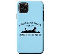 Carcasa para iPhone 11 Pro MAX Kids Girls Reading A Well Read Woman Is A Dangerous Creature