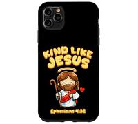 Carcasa para iPhone 11 Pro MAX Kind Like Jesus Efesians Versículo de la Biblia Cute Kid Christianity