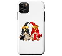 Carcasa para iPhone 11 Pro MAX King of Spades and Queen of Hearts with Funny Garden Gnomes