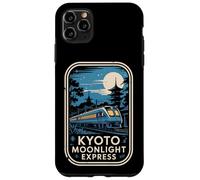Carcasa para iPhone 11 Pro MAX Kioto Japón Ferrocarril Tren Japón Recuerdo Viaje Vintage Japón