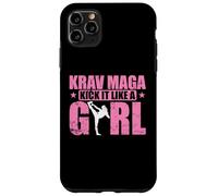 Carcasa para iPhone 11 Pro MAX Krav Maga patea como una Chica en Defensa Personal con Estilo