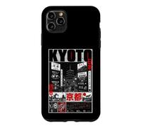 Carcasa para iPhone 11 Pro MAX Kyoto Japón Templo Ciudad Póster Arte Ilustración